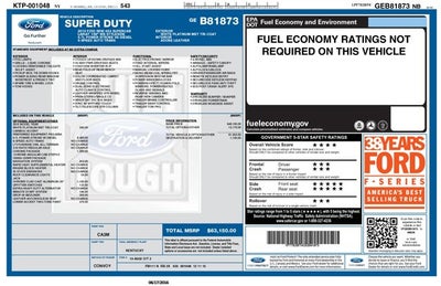 2016 Ford Super Duty F-250 SRW 6.7L V8 Diesel 4WD 4WD SuperCab 158" Lariat