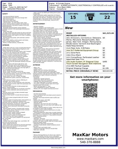 2015 GMC Yukon XL 5.3L V8 4WD SLT