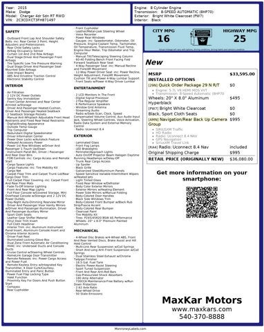 2015 Dodge Charger 5.7L 8 Cyl RT