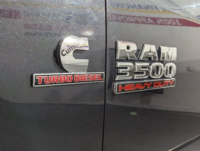 2017 RAM 3500 6.7L 6 Cyl Turbo Diesel Big Horn 4x4 Crew Cab 6'4" Box