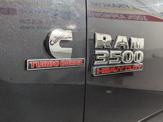 2017 RAM 3500 6.7L 6 Cyl Turbo Diesel Big Horn 4x4 Crew Cab 6'4" Box