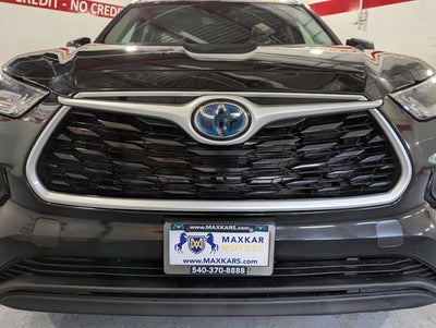 2023 Toyota Highlander 2.5L 4-Cyl, ECVT Hybrid XLE