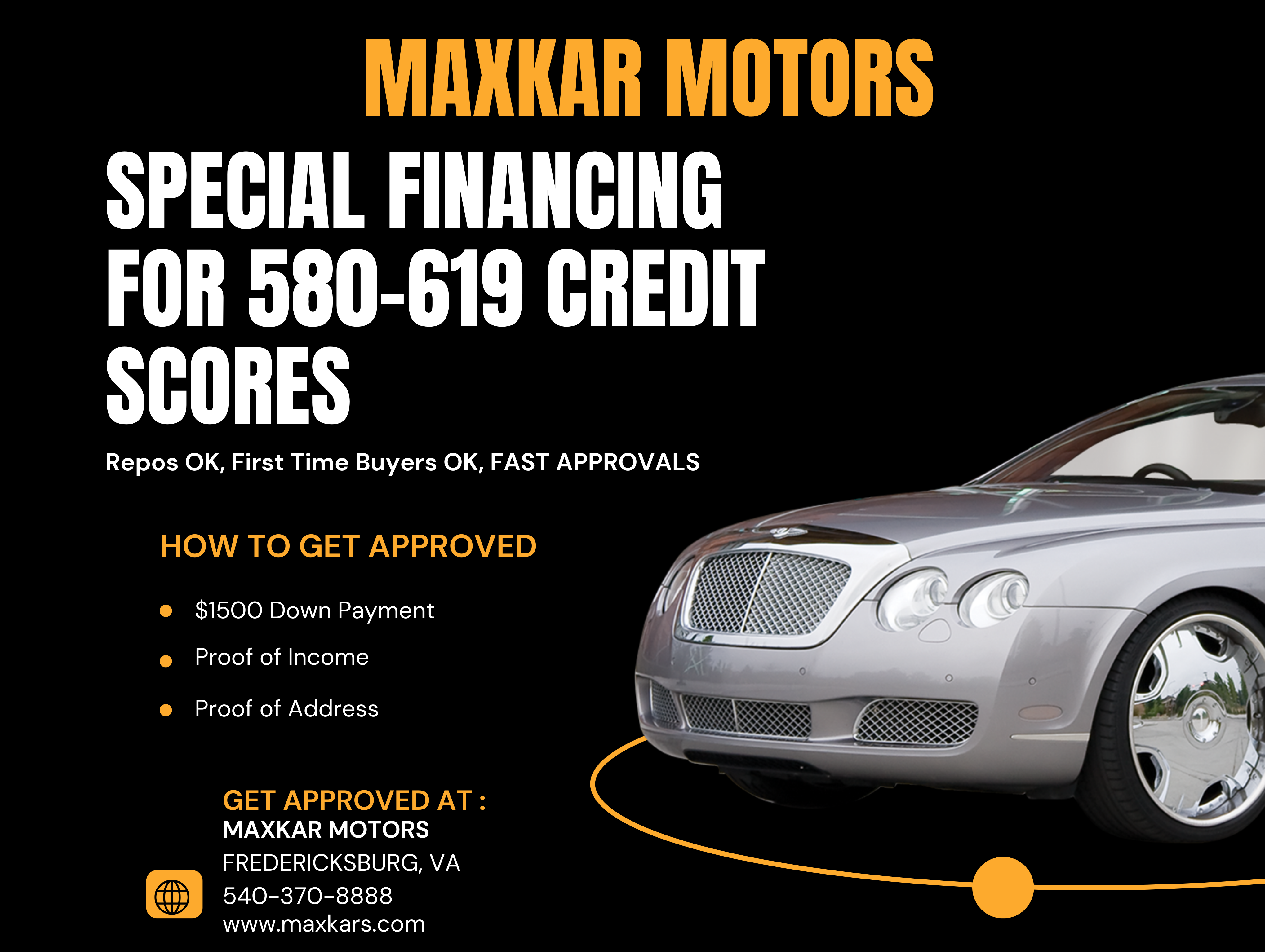 Special Financing For 580-619 Credit Scores